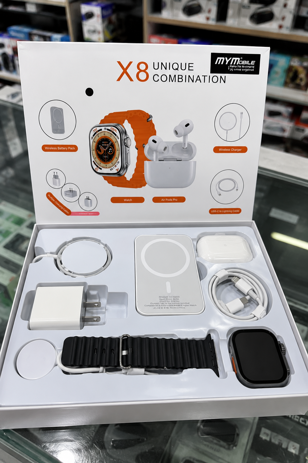 Combo reloj SmartWatch X8