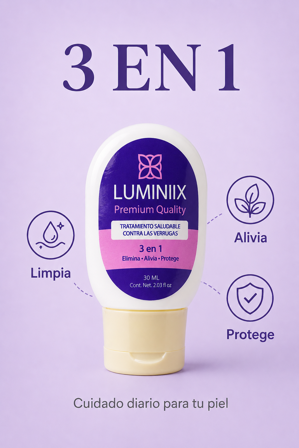 LUMINIIX → ELIMINA VERRUGAS DESDE LA COMODIDAD DE TU HOGAR