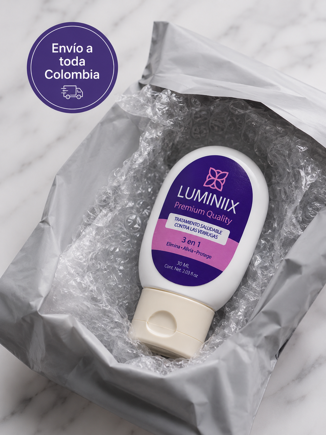 LUMINIIX → ELIMINA VERRUGAS DESDE LA COMODIDAD DE TU HOGAR