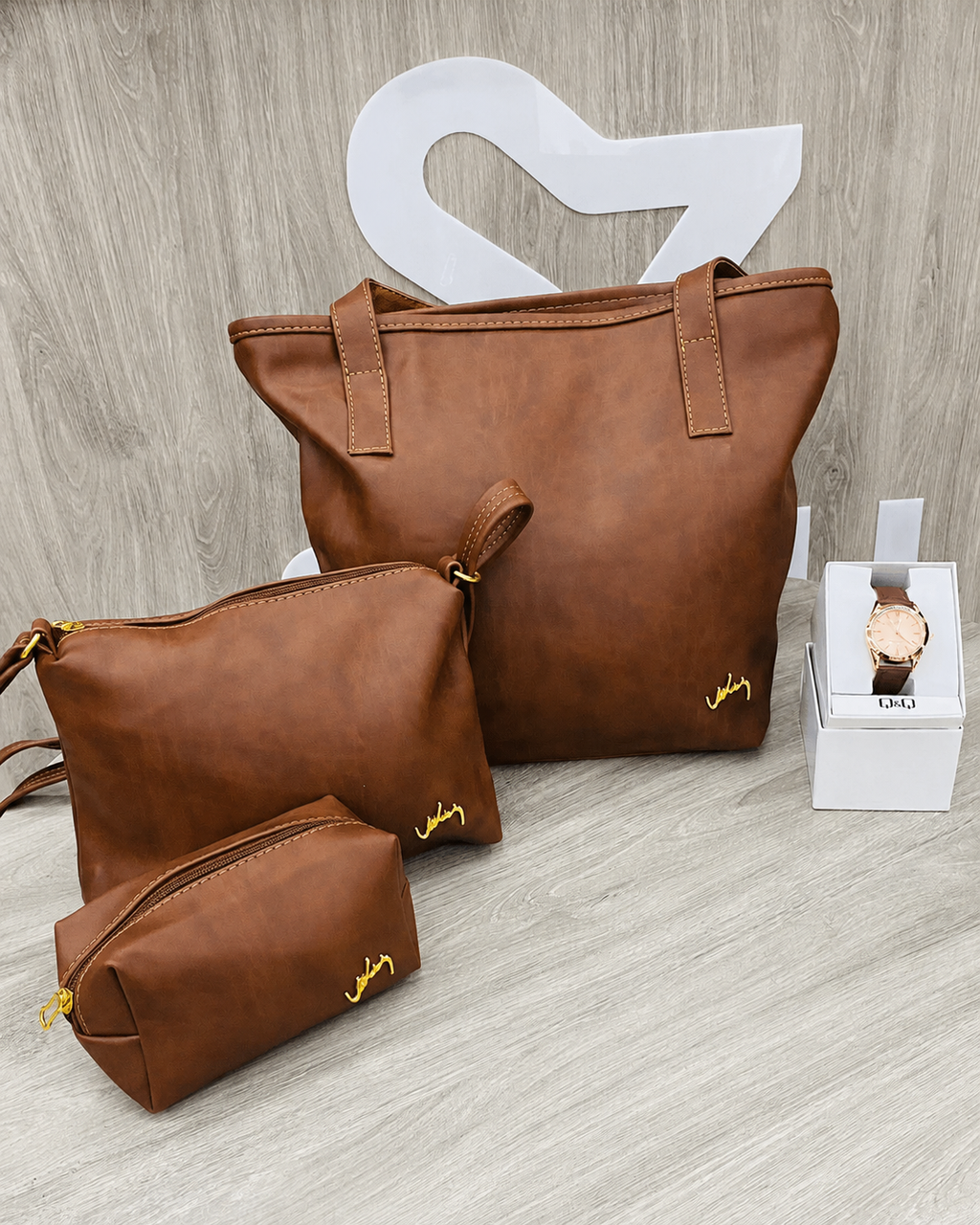 Combo Vélez Luxury 3 Piezas + Reloj Premium