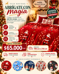 Cobija Navideña Piel de Conejo Premium