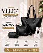 Combo Vélez Luxury 3 Piezas + Reloj Premium